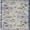 Nourison Home Aloha Blue Grey 2'3" x 8' Area Rug - Easy Clean, Non Shedding, Bed Room, Living Room, Dining Room, Kitchen (8' Runner) view 2