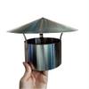 DZDZXQG Chimney Cowl Cap Stainless Steel Roof Chimney Flue Cowl Pipe Rain Cover Protector Cap Ending Heating Stove Exhaust Pipe Chimney Rain Cap Pipe Anti Downdraught Bird Guard Top,160mm view 1