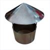 DZDZXQG Chimney Cowl Cap Stainless Steel Roof Chimney Flue Cowl Pipe Rain Cover Protector Cap Ending Heating Stove Exhaust Pipe Chimney Rain Cap Pipe Anti Downdraught Bird Guard Top,160mm view 4
