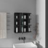Tuhome Milan Medicine Cabinet with Six External Shelves, Mirror, Three Internal Shelves, Modern Bathroom Storage Solution view 2