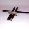 Ganga Nautical Dog Walking Stick Golden & Black Size 36 to 37 INCH Approx view 4