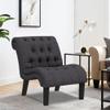 Armless Upholstered Accent Chair Button Tufted Slipper Chair Side Chair for Dining Room Living Room Bedroom Funiture view 1