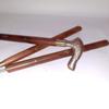 Ganga Nautical Walking Stick Handcrafted with Brass Handle in T Shape Walking Stick for Women Old Age Materials Solid Brass and Solid Wooden view 2