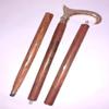 Ganga Nautical Handmade Wooden Derby Walking Stick Cane with Brass Handle Brass Walking Stick for Women Old Age Materials Solid Brass and Solid Wooden view 1