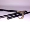 Ganga Nautical Handmade Wooden Derby Walking Stick Cane with Brass Handle view 1