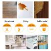 CHHD Table Top Protectors, 1.0mm/1.5mm Thickened Black Gold Clip Flower Translucent Soft Glass Tablecloth Rectangular Plastic Desk Pad for Dining Table TV Cabinet Office Floor Mat view 2