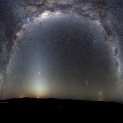 Iconic Arts Laminated 24x36 Poster: Dark Sky with Stars and Clouds hd Space HD