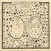 Vintage Illustrated World Map with Dog breeds of Nations CANVAS PRINT " " Paintings Oil Painting Original Drawing Poster Photo Wall Art Animals Animal IXMAH (12x16inch-Framed) view 1