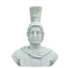 Alexander The Great Greek Macedonian King Bust Head Cast Marble Sculpture Statue 14.41 inches view 2