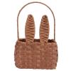 Cabilock 1pc Simulated Rattan Storage Basket for Outdoor Picnic Handheld Sundries Organizer Lightweight and Stylish Decor for Spring Outing and Home Use view 1