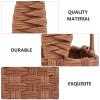Cabilock 1pc Simulated Rattan Storage Basket for Outdoor Picnic Handheld Sundries Organizer Lightweight and Stylish Decor for Spring Outing and Home Use view 3