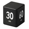 Feilifan Flip Timer, Productivity Cube Timer for Kitchen Studying Workout Classroom Kids ADHD 15-20-30-60 Minute Preset, Black view 1