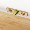 DOITOOL 4pcs Hidden Shelf Brackets Concealed Support for Floating Shelves for Home and Office Easy Installation Screws and Wall Plugs Included view 2