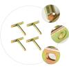 DOITOOL 4pcs Hidden Shelf Brackets Concealed Support for Floating Shelves for Home and Office Easy Installation Screws and Wall Plugs Included view 4