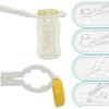 MOMOJIA Baby Bottle Clamp Clip Non Slip Tongs Holder Sterilizer Tweezers Heat Resistance view 4