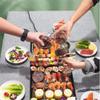 Electric Griddle Grill, Family Indoor BBQ, waterproof Smokeless Coated Non-Stick Griddle Pan, 5-Level Control with Adjustab le Temperature, for Camping Indoor Outdoor Parties (68CM*28CM) view 4