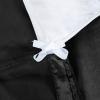 100% Satin 1 Piece Black Queen/Full Size Satin Duvet Cover Set, High Thread Count,Ultra Soft Silk Like Satin Bedding Set with Zipper & Corner Ties All Seasons Comforter Cover 4 Pillow Shams view 4