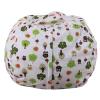 AMGJ Stuffed Animal Storage Bean Bag Cover, Beanbag Chair Cover for Plush Toys Organization,Style 21,18 inch view 1