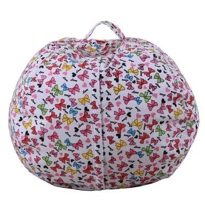 AMGJ Stuffed Animal Storage Bean Bag Cover, Beanbag Chair Cover for Plush Toys Organization,Style 15,18 inch