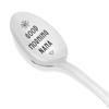 Weefair Gift for Grandma,Good Morning Nana-Engraved Spoon,Christmas/Birthday Gift from Grandson Granddaughter,Coffee Lover Gift,Mothers Day Gift for Grandmother,7 Inch Stainless Steel Spoon Silver view 3