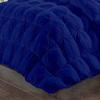 3 PC-Pinch Pleat Comforter Set 100% Egyptian Cotton 500 GSM Ultra Soft, Fluffy, Lightweight Comforter for All Season 1 Pc Pinch Pleated Comforter with 2 Pillow Shams King-Royal Blue view 2
