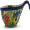 Polmedia Polish Pottery Condiment Dish UNIKAT - Breathtaking Pattern Handmade in Boleslawiec Poland by Ceramika Artystyczna + Certificate of Authenticity view 3