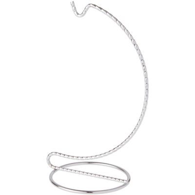 Bard's Twisted Silver Ornament Stand, 6" H x 2.625" W x 2.625" D, Pack of 12