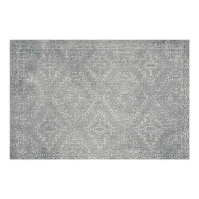Carolina Creekhouse Vinyl Rug | McCall 043523CJ | Vinyl Floor Mat | Decorative, Vintage, Waterproof, Eco-Friendly, Non-Slip | Grey, 6'x8'