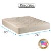 Dream Solutions USA DS USA Comfort Classic Gentle Firm Two-Sided Mattress Only with Mattress Cover Protector Included - Orthopedic, Good for Your Back, Long Lasting (King 76"x80"x9") view 3
