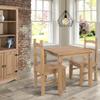 Furniture Dash - Wood Dining Table - Kitchen Table - Corona Wood Dining Table - 29.53" W, 29.53" D, 29.72" H - 26.44lb (Brown) view 2