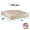 Dream Solutions USA DS USA Comfort Classic Gentle Firm Full XL Mattress Only with Mattress Cover Protector Included - Orthopedic, Good for Your Back, Long Lasting and 2 Sided view 2