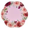96 Pcs Floral Tea Party Supplies for 24 Disposable Tea Party Cups with Handle 7 5 Floral Paper Plates Paper Napkins for Birthday Bridal Shower view 2