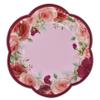 96 Pcs Floral Tea Party Supplies for 24 Disposable Tea Party Cups with Handle 7 5 Floral Paper Plates Paper Napkins for Birthday Bridal Shower view 3