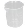 Bettomshin 14Pcs 50ml Resin Mixing Cups, PP Plastic Measuring Low Form Beaker, Liquid Measuring Cups, Graduated Beakers Multipurpose Mixing Cups Transparent for Lab Kitchen Liquids view 3