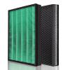Laukowind for Coway Airmega 400 400s Max2 True Filter Replacement Set Compatible with Smart Technology App-Enabled Alexa Green and Active Carbon AP-2015-FP Part to 3111737 Filters (2 Pack) view 1