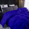 1 PC Comforter Set Luxurious Quality Cotton Fill 500 GSM Pinch Pleated Comforter All-Season Silky Soft Comfortable Baffle+Pinch Pleat Comforter Set Oversized Queen Size-Royal Blue view 3