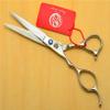 YODZ Left Handed Professional Hair Scissors Set 5.5/6.0 Inch, Hairdressing Scissor Salon Razor Edge Straight Blade Shears Stainless Steel Styling Tool,5.5 Inch view 3