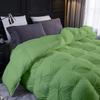 1 PC Comforter Set Luxurious Quality Cotton Fill 500 GSM Pinch Pleated Comforter All-Season Silky Soft Comfortable Baffle+Pinch Pleat Comforter Set Oversized King Size-Sage view 3