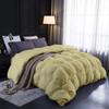 1 PC Comforter Set Luxurious Quality Cotton Fill 500 GSM Pinch Pleated Comforter All-Season Silky Soft Comfortable Baffle+Pinch Pleat Comforter Set Twin/Twin XL Size-Ivory view 1