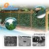TANG 39"x136" Faux Ivy Privacy Fence Screen Roll- 8Pcs Artificial Leaf Fences Greenery with 130 GSM Mesh Panel,Outdoor Green Wall Chain Link Fence Covering for Balcony Backyard Patio, Ivy view 4