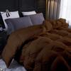 1 PC Comforter Set Luxurious Quality Cotton Fill 500 GSM Pinch Pleated Comforter All-Season Silky Soft Comfortable Baffle+Pinch Pleat Comforter Set King/Cal King Size-Brown view 3