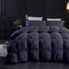 1 PC Comforter Set Luxurious Quality Cotton Fill 500 GSM Pinch Pleated Comforter All-Season Silky Soft Comfortable Baffle+Pinch Pleat Comforter Set Twin/Twin XL Size-Dark Grey view 2