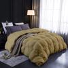 1 PC Comforter Set Luxurious Quality Cotton Fill 500 GSM Pinch Pleated Comforter All-Season Silky Soft Comfortable Baffle+Pinch Pleat Comforter Set Oversized Queen Size-Taupe view 1