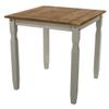 Furniture Dash - Wood Dining Table - Kitchen Table - Corona Wood Dining Table - 29.53" W, 29.53" D, 29.72" H - 26.44lb (Gray) view 1
