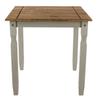 Furniture Dash - Wood Dining Table - Kitchen Table - Corona Wood Dining Table - 29.53" W, 29.53" D, 29.72" H - 26.44lb (Gray) view 4