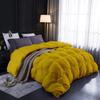 1 PC Comforter Set Luxurious Quality Cotton Fill 500 GSM Pinch Pleated Comforter All-Season Silky Soft Comfortable Baffle+Pinch Pleat Comforter Set King/Cal King Size-Gold view 1