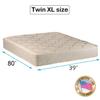 Dream Solutions USA DS USA Comfort Classic Gentle Firm Twin XL Mattress Only with Mattress Cover Protector Included - Orthopedic, Good for Your Back, Long Lasting and 2 Sided view 2