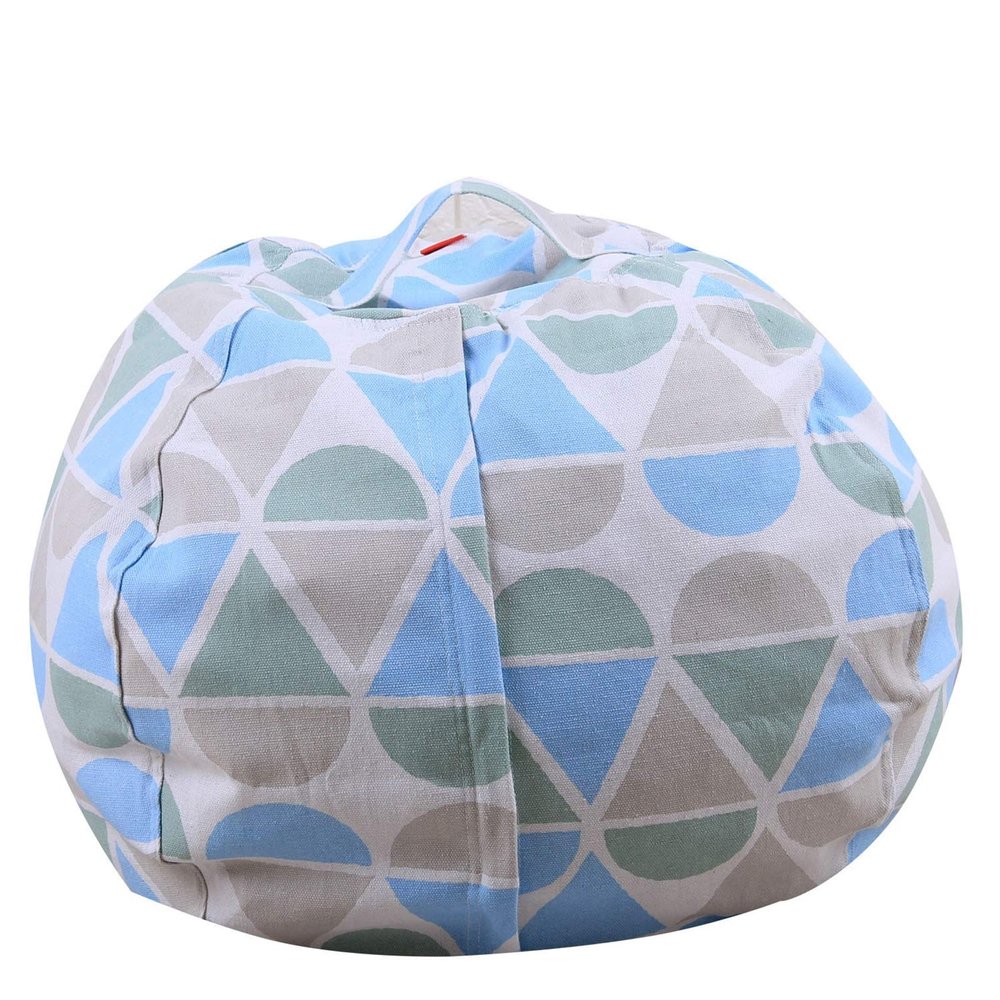 AMGJ Beanbag Chair Cover for Plush Toys Organization, Stuffed Animal Storage Bean Bag Cover,Style 6,18 inch