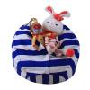 AMGJ Beanbag Chair Cover for Plush Toys Organization, Stuffed Animal Storage Bean Bag Cover,Style 6,18 inch view 2