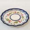 Ceramic Polish Hand-painted Tableware Underglaze Ceramic Bowl Rice Bowl Love Plate Cherry Series Wave Lace-C view 2